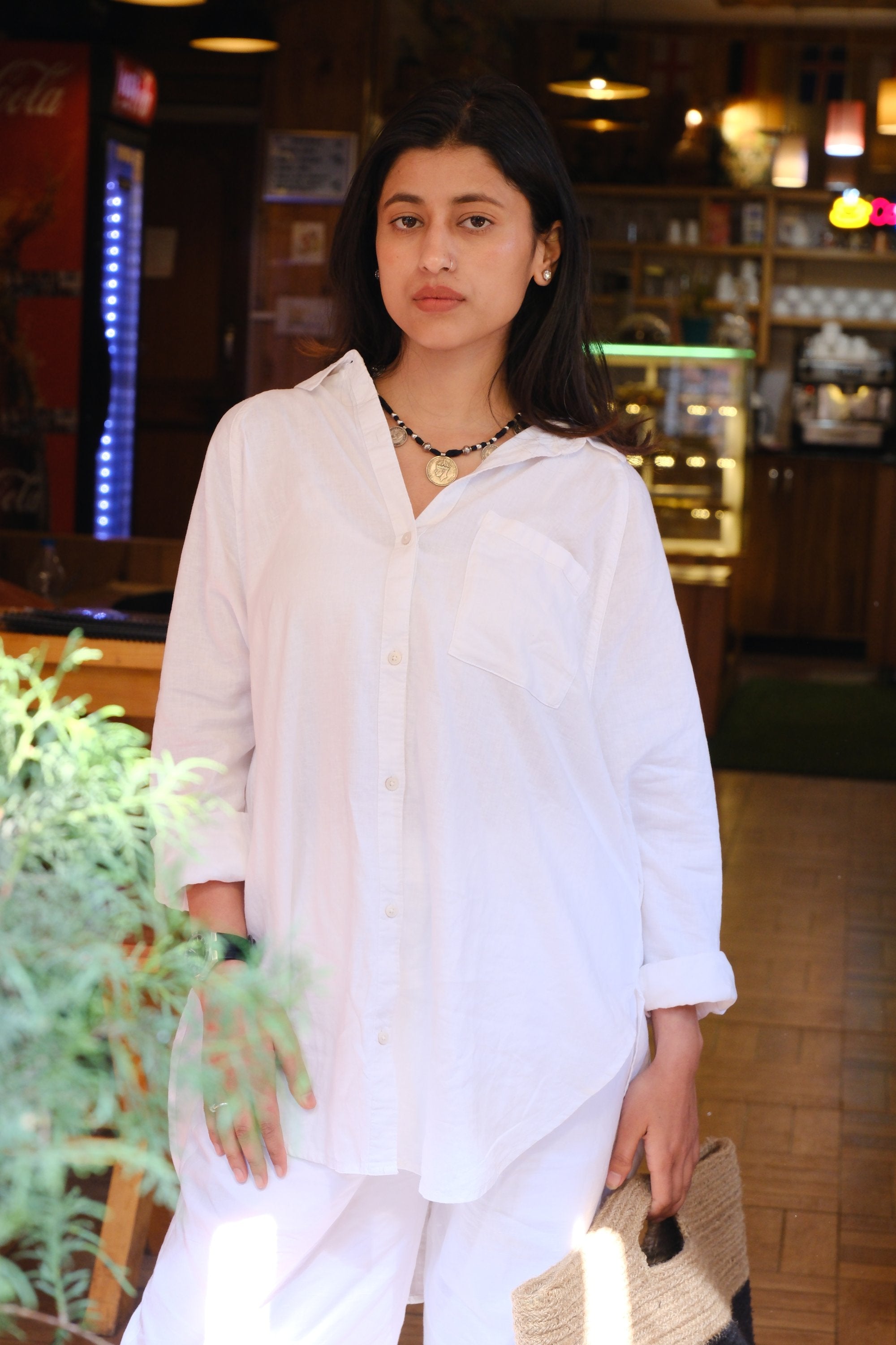 Aroha Nuvah- Linen shirt