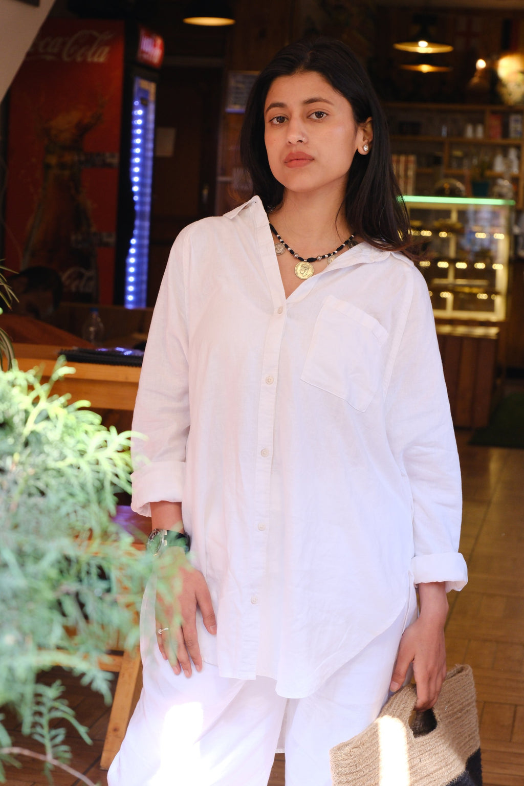 Aroha Nuvah- Linen shirt