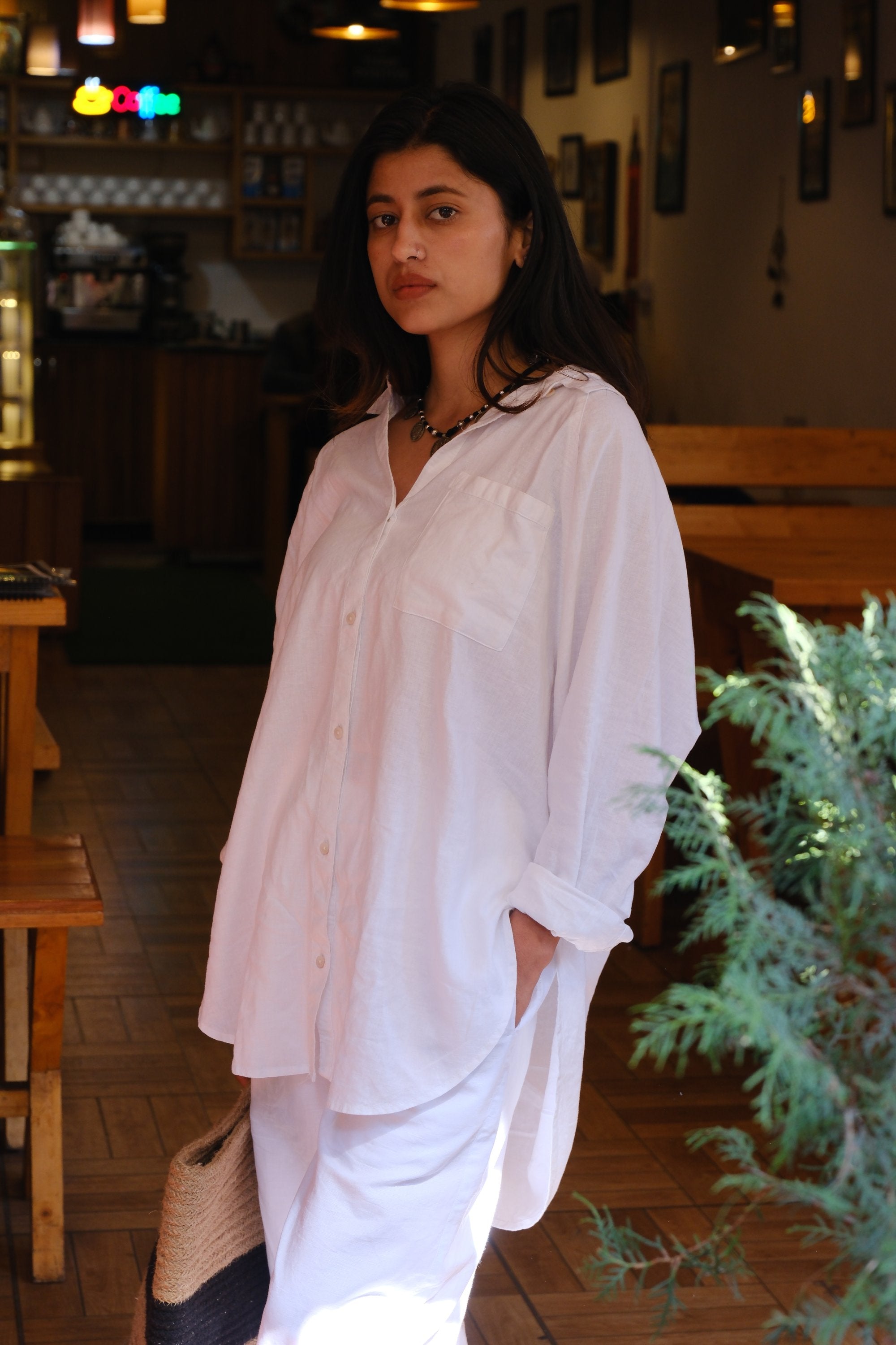 Aroha Nuvah- Linen shirt