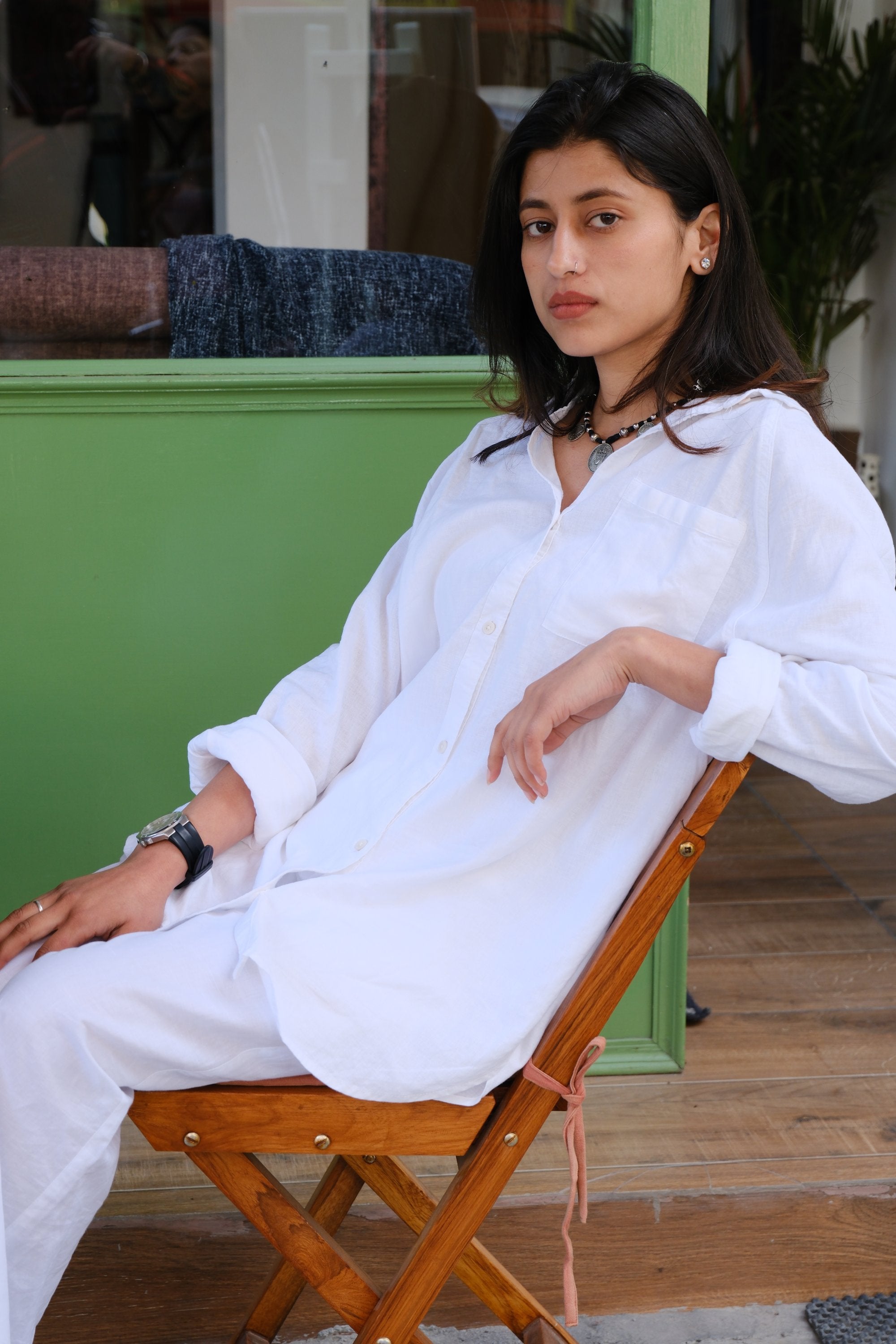 Aroha Nuvah- Linen shirt