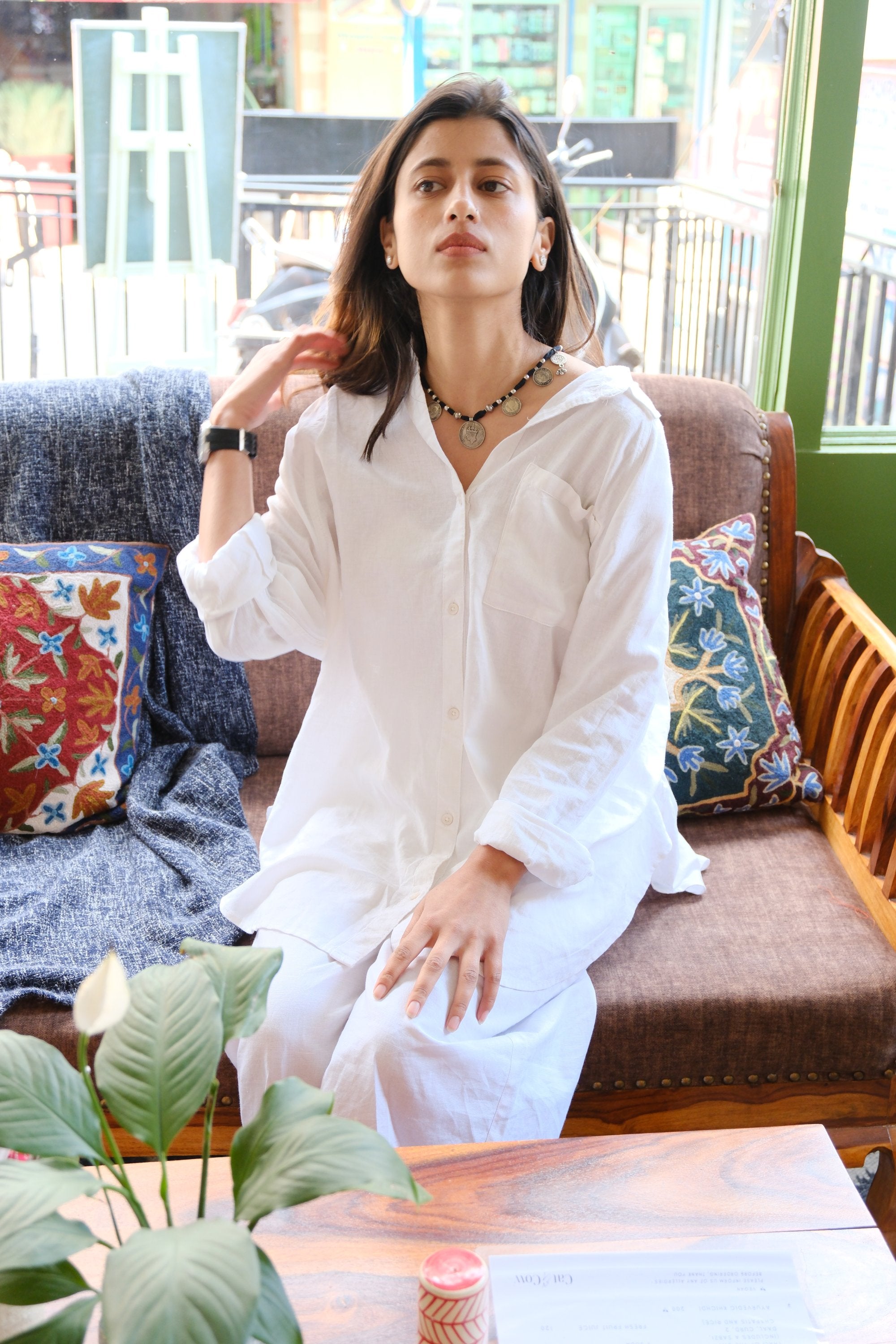 Aroha Nuvah- Linen shirt